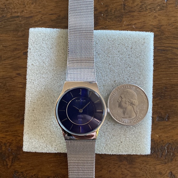 NIB SKAGEN STAINLESS STEEL WATCH - Picture 4 of 8